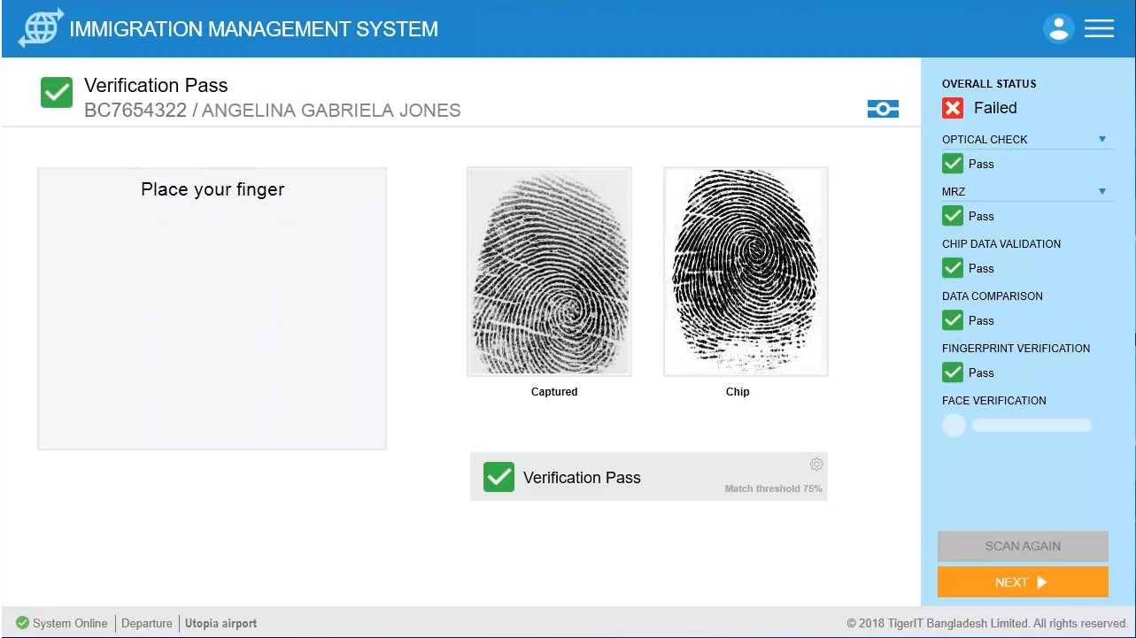 Automated Fingerprint Identification System (AFIS)